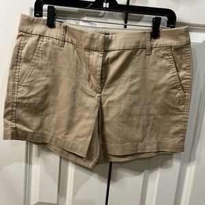 J. Crew size 8 khaki shorts